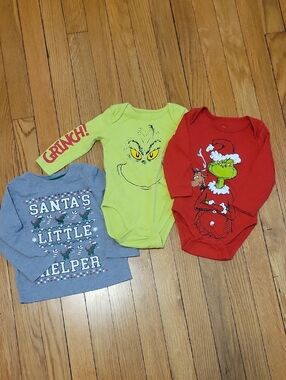 Grinch Holiday Baby Onesies & Shirt